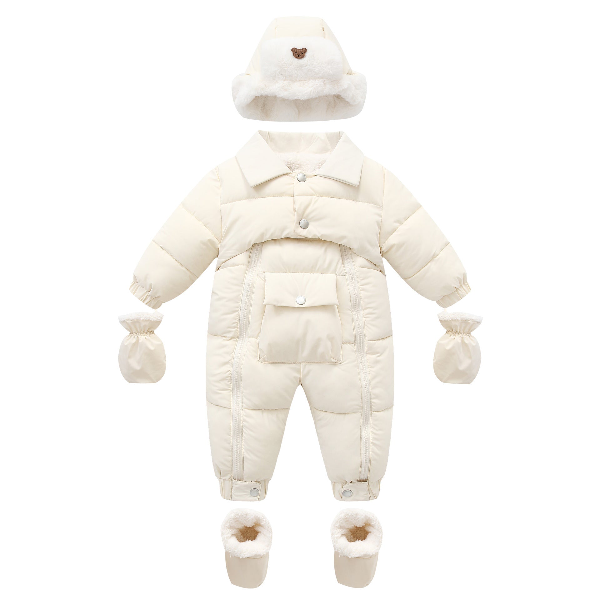 Baby Cotton-padded Thicken Crawler Suit Baby Children Romper